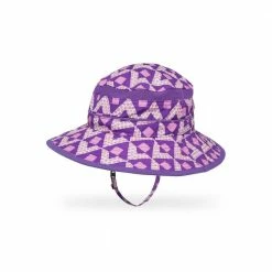 SUNDAY AFTERNOONS UPF50+ Kids Fun Bucket Hat Purple Dotamids L Purple