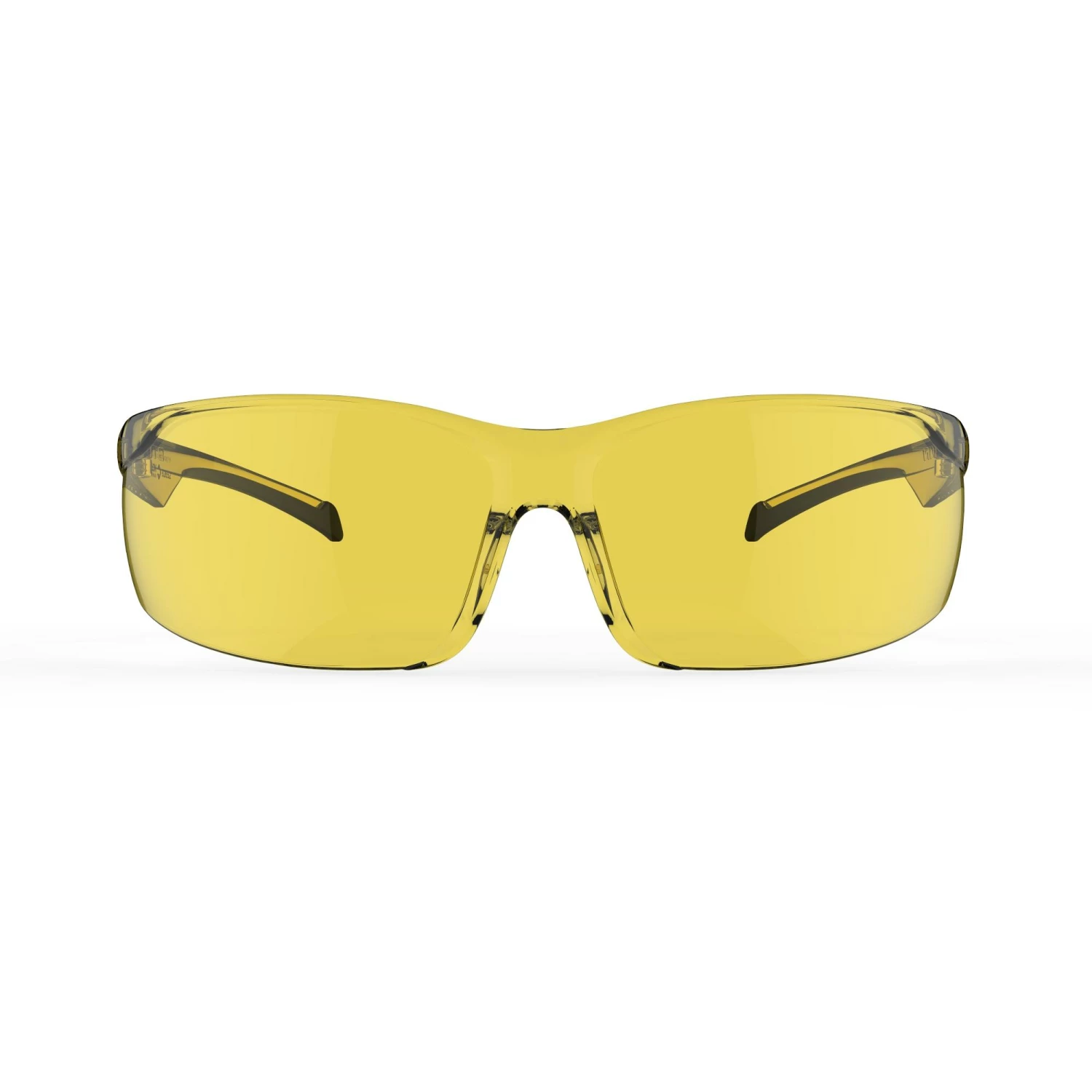 ROCKRIDER Adult Cycling Sunglasses Lemon yellow 2 ROCKRIDER Adult Cycling Sunglasses Lemon yellow - Image 2