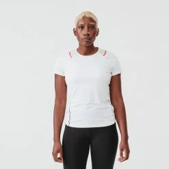 KALENJI RUN DRY + WOMEN'S RUNNING T-SHIRT Snow white