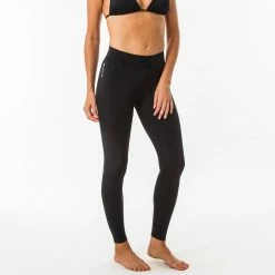 OLAIAN LEGGINGS UV SURF 100 WOMEN BLACK BLACK