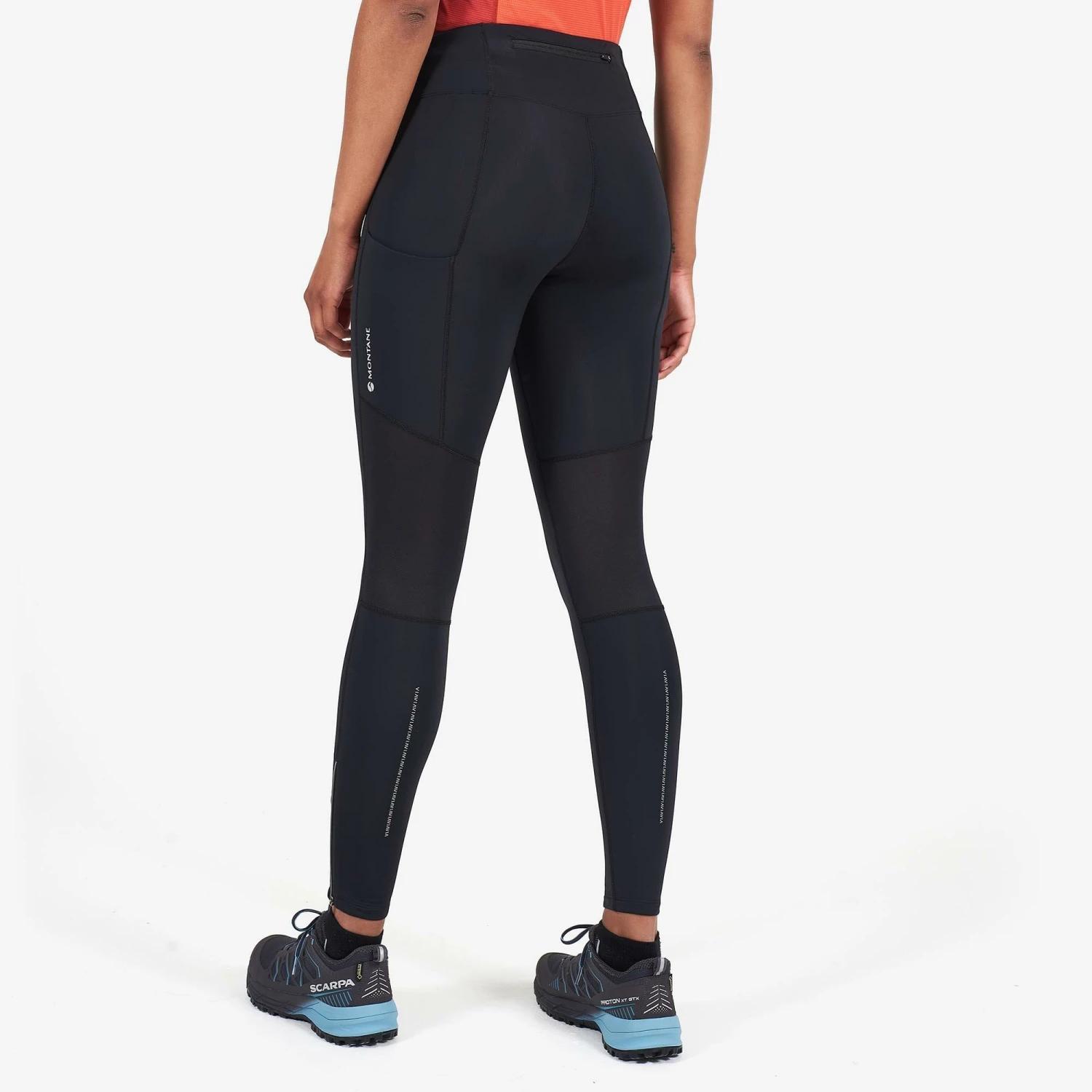 MONTANE Women's Katla Long Trail Tights BLACK 4 MONTANE Women's Katla Long Trail Tights BLACK - Image 4