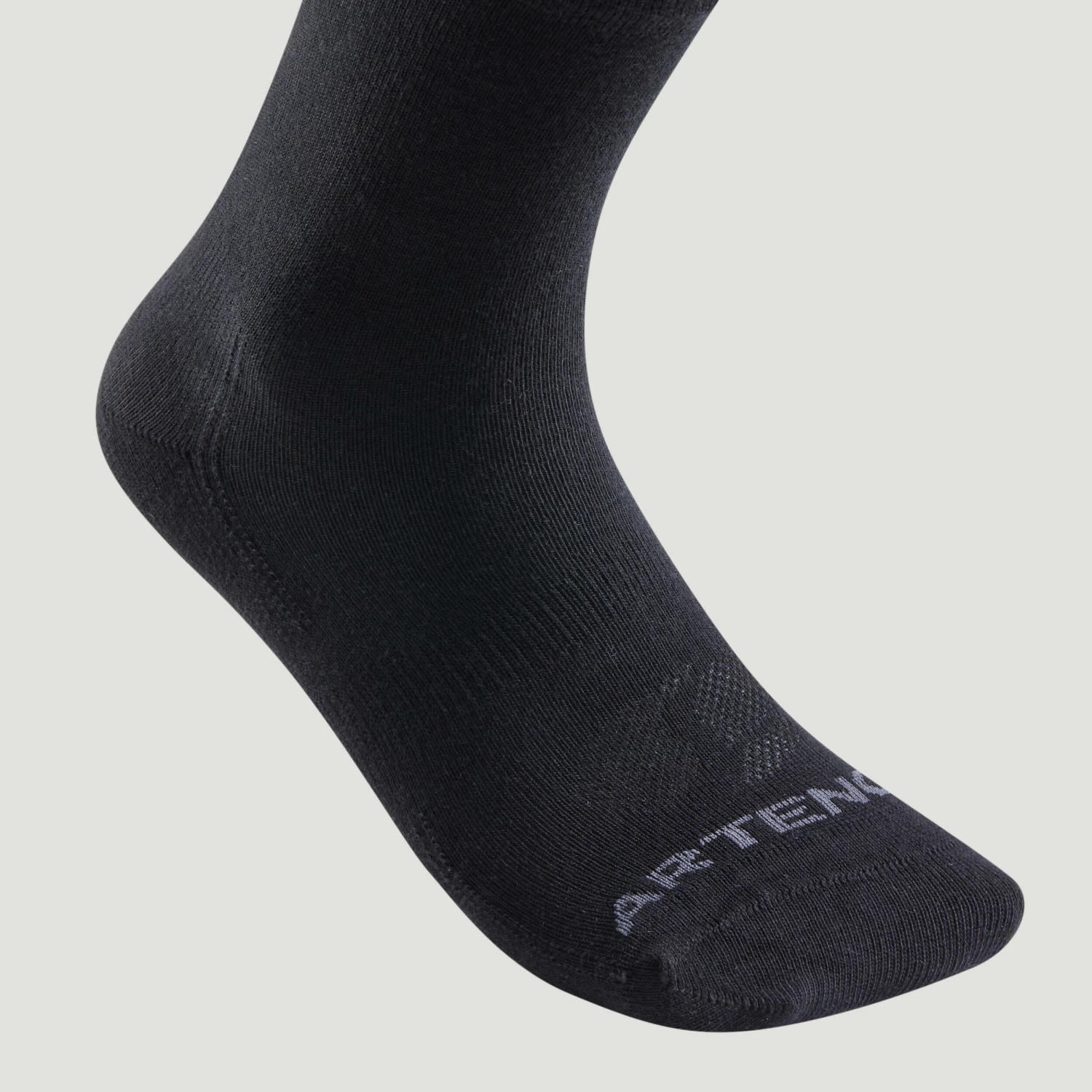 ARTENGO High Sports Socks RS 160 Tri-Pack BLACK 8 ARTENGO High Sports Socks RS 160 Tri-Pack BLACK - Image 8