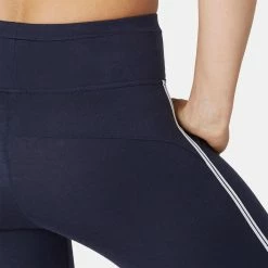 NYAMBA Women's Slim-Fit Pilates & Gentle Gym Sport 7/8 Leggings 510 Navy blue 14 NYAMBA Women's Slim-Fit Pilates & Gentle Gym Sport 7/8 Leggings 510 Navy blue -Women Sports Elegant Store k067992349698e8d5ef6b1d6291c45719