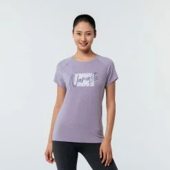 KIMJALY Women's Short-Sleeved Gentle Yoga T-Shirt PINK -Women Sports Elegant Store k069ff0a175e0954a6ae64638a465fc4f