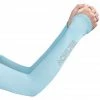 AONIJIE E4118 Ice Silk UPF50+ UV Sunguard Arm Sleeves | Sunguard Sleeves BLUE
