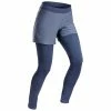 QUECHUA Women&rsquo;s Fast Hiking Short Leggings FH900 Blue; Asphalt blue