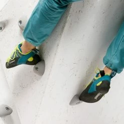 SIMOND ADULT LACE-UP CLIMBING SHOES EDGE 2 Lime green/Deep petrol blue/Mandarine -Women Sports Elegant Store k0ab4f184b663870af1ae3b8f68926cea