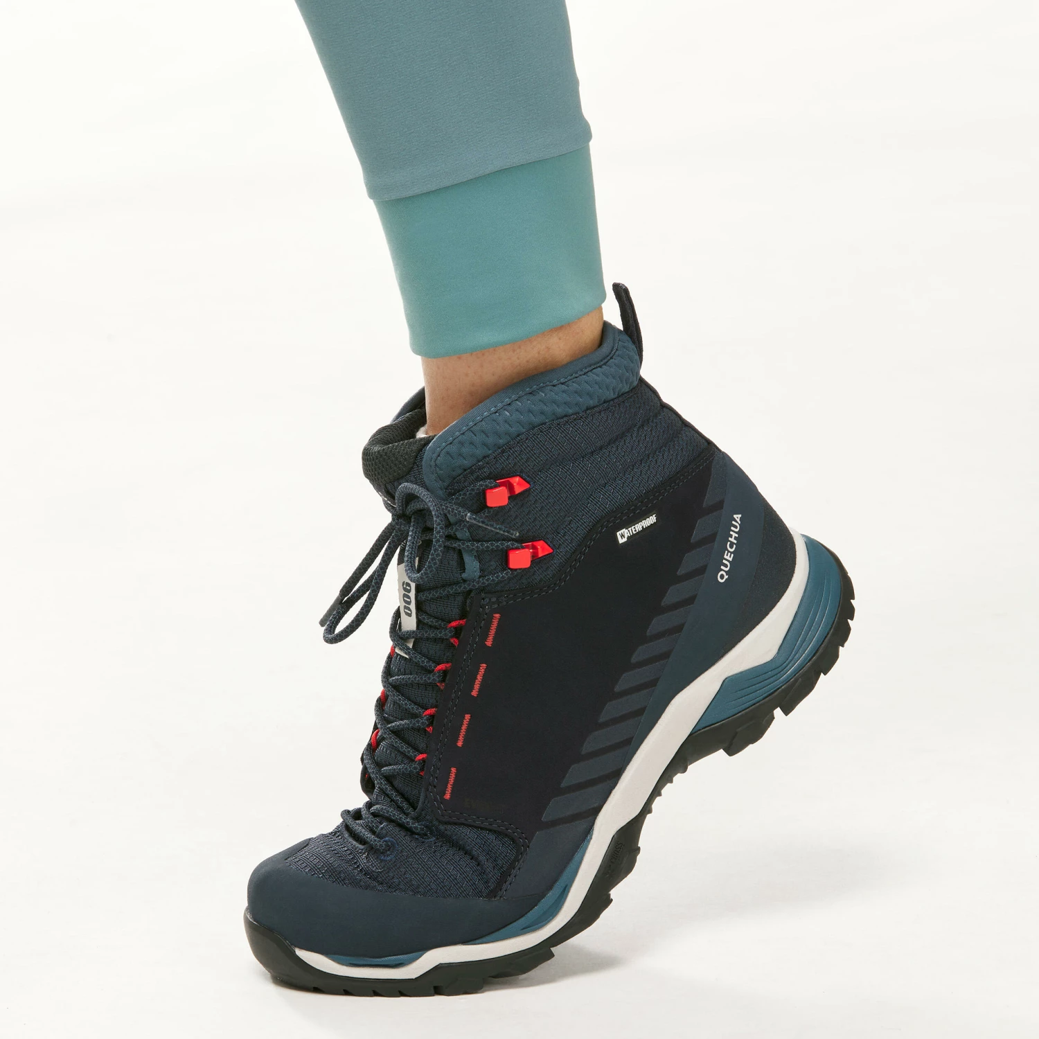 QUECHUA Women’s Mountain Walking Leggings MH500 Frozen cedar/Dusty green 7 QUECHUA Women’s Mountain Walking Leggings MH500 Frozen cedar/Dusty green - Image 7