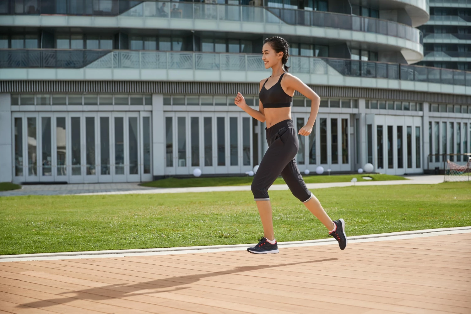 KALENJI Comfort Sports Bra LIGHT BLUE/BLUE 9 KALENJI Comfort Sports Bra LIGHT BLUE/BLUE - Image 9