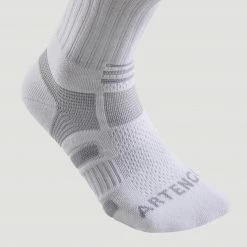 ARTENGO High Tennis Socks RS 560 Tri-Pack Snow white -Women Sports Elegant Store k0d9dfed88fdfa1db694fe071bd92ffc9
