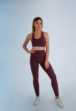 METANOIA THE LABEL Bare Sensations Naked-feel Sports Bra Burgundy 10 METANOIA THE LABEL Bare Sensations Naked-feel Sports Bra Burgundy -Women Sports Elegant Store k0e9528b1110a5286ecd5926c9a15d5c0