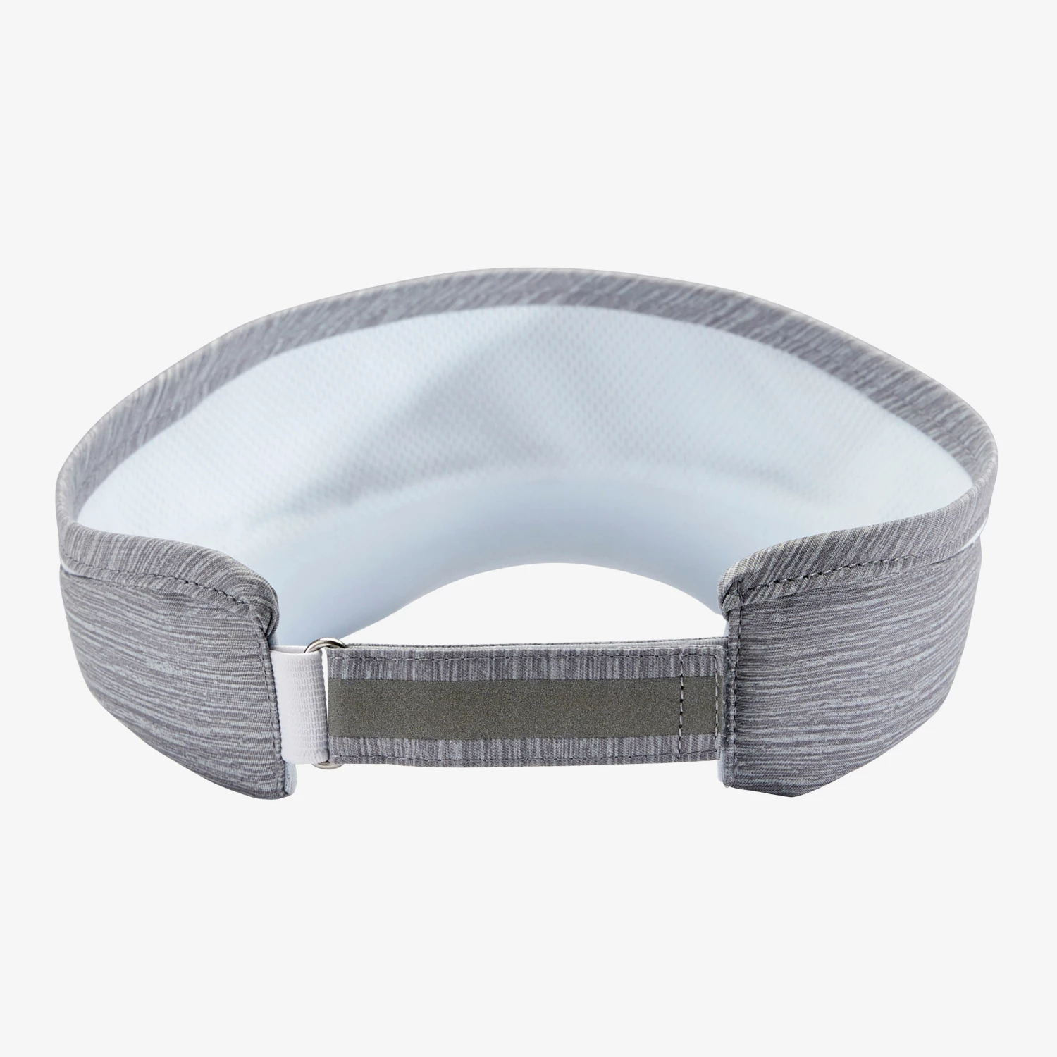 KALENJI ADJUSTABLE RUNNING VISOR - GREY MEN WOMEN Light grey/Foggy blue 5 KALENJI ADJUSTABLE RUNNING VISOR - GREY MEN WOMEN Light grey/Foggy blue - Image 5