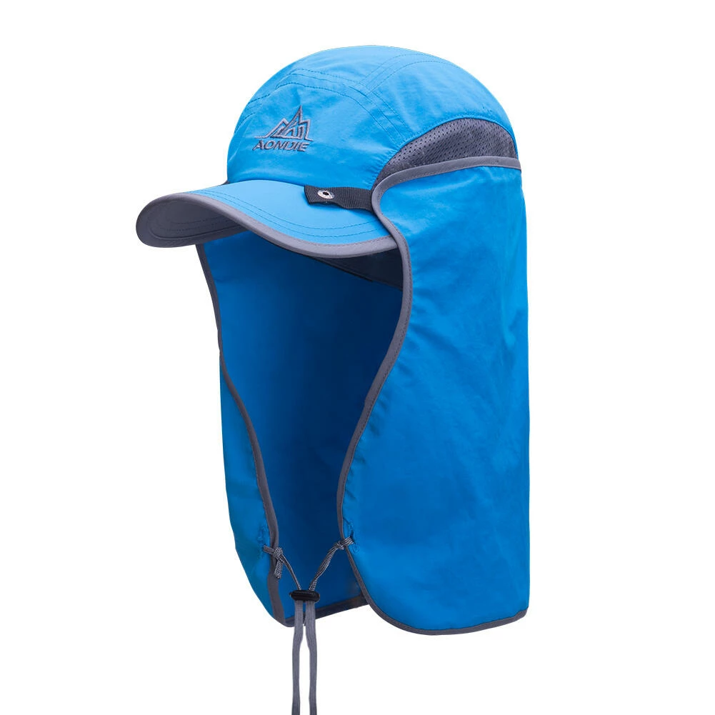 AONIJIE E4089 Outdoor UPF 50 Cap Sun Visor BLUE 1 AONIJIE E4089 Outdoor UPF 50 Cap Sun Visor BLUE