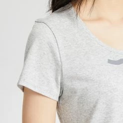 QUECHUA Women's Country Walking T-shirt GREY 12 QUECHUA Women's Country Walking T-shirt GREY -Women Sports Elegant Store k13d300929c7e7d7449542855b6a37112