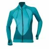 BEUCHAT ATOLL L VEST 2MM ZIPPED LONG SLEEVE WETSUIT TOP BLUE