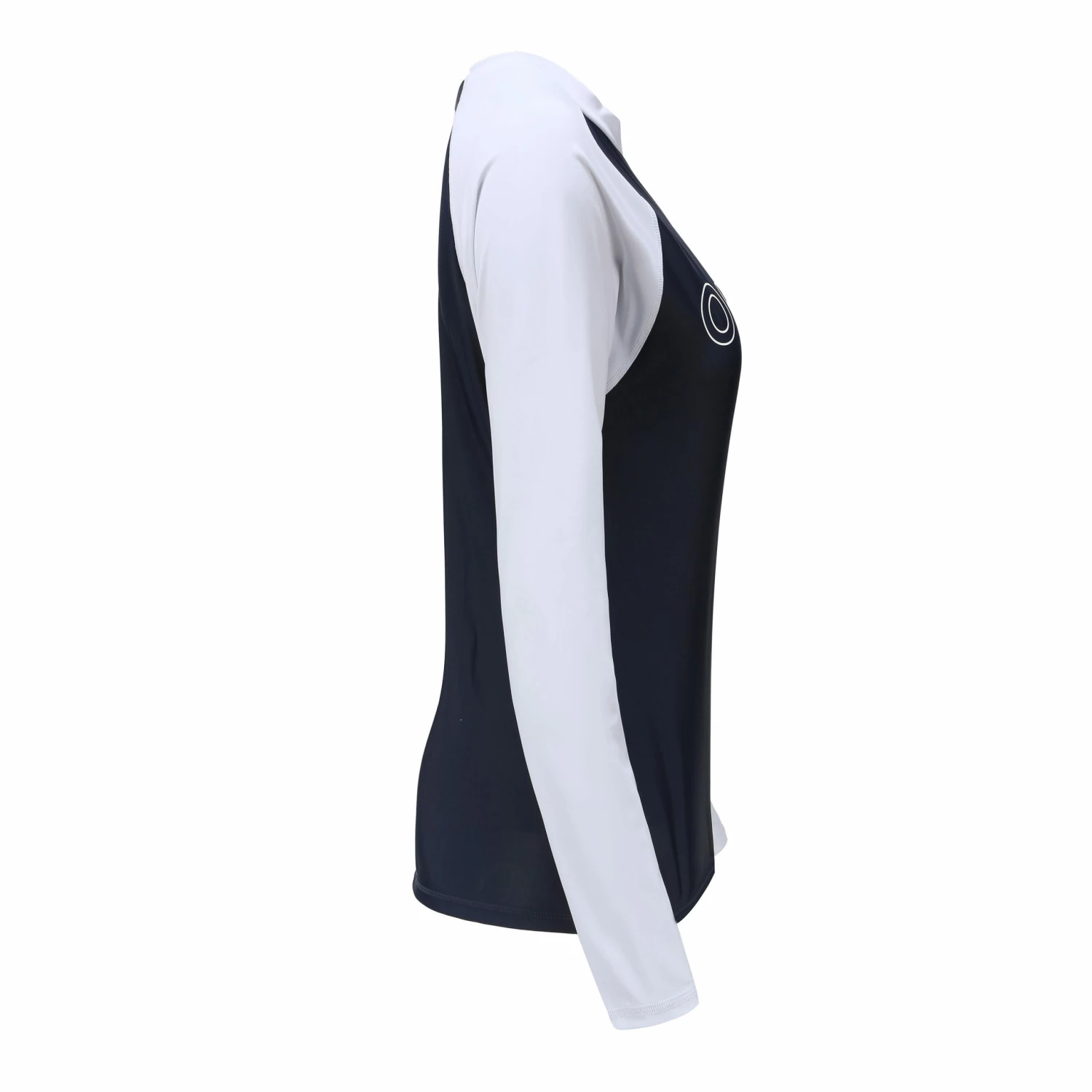 OLAIAN WOMEN’S SLIM UV TOP 100 Navy blue/Snow white 3 OLAIAN WOMEN’S SLIM UV TOP 100 Navy blue/Snow white - Image 3