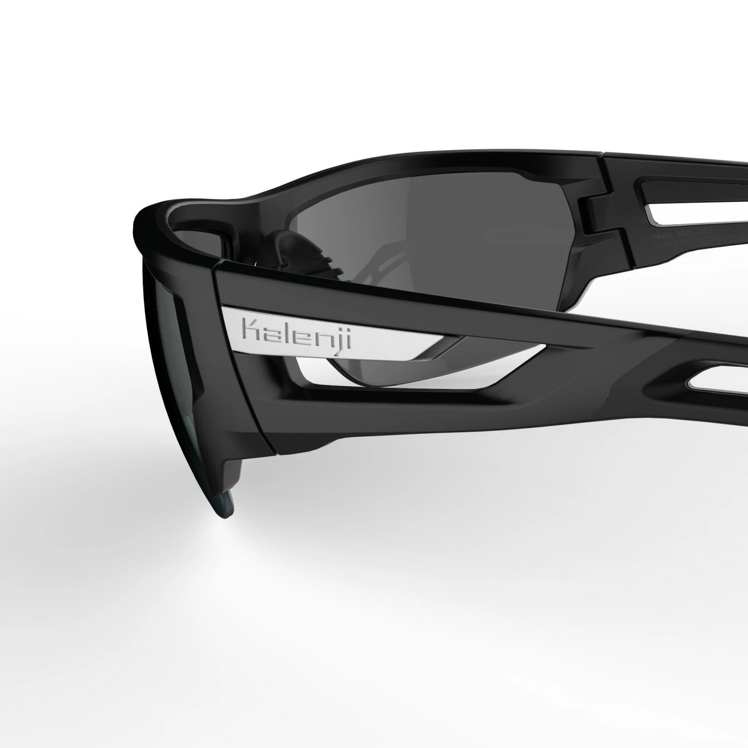 KALENJI Runtrail Adult Running Glasses Category 3 BLACK 5 KALENJI Runtrail Adult Running Glasses Category 3 BLACK - Image 5