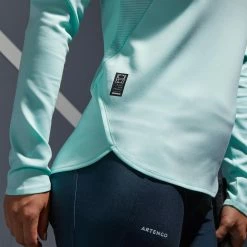 ARTENGO Women's Long-Sleeved T-Shirt TH 900 Pale mint -Women Sports Elegant Store k1868f272e5c5d64bed2c1f2831a3afa7