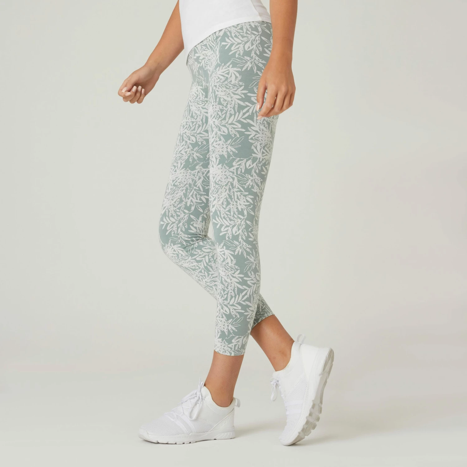 NYAMBA Fitness Shaping Cotton Leggings GREEN 1 NYAMBA Fitness Shaping Cotton Leggings GREEN