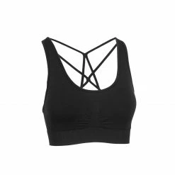 KIMJALY Dynamic Yoga Sports Bra Faded denim
