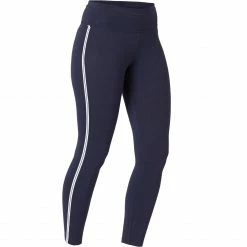 NYAMBA Women's Slim-Fit Pilates & Gentle Gym Sport 7/8 Leggings 510 Navy blue