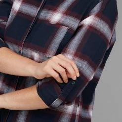 FORCLAZ LONG-SLEEVED SHIRT TRAVEL 100 Asphalt blue/Asphalt blue 15 FORCLAZ LONG-SLEEVED SHIRT TRAVEL 100 Asphalt blue/Asphalt blue -Women Sports Elegant Store k1cf6fc7f5715fd9f2fd765c75bcac56b