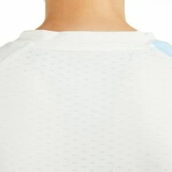 PERFLY T-SHIRT 560 W WHITE GREEN BLUE Snow white/Light sky blue -Women Sports Elegant Store k1ebd2dc7d84a8680659f7074ad534293