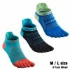 AONIJIE E4801 Sports Toe Socks For Outdoor Sport (3 pairs set / Mixed color) MULTI-COLOUR