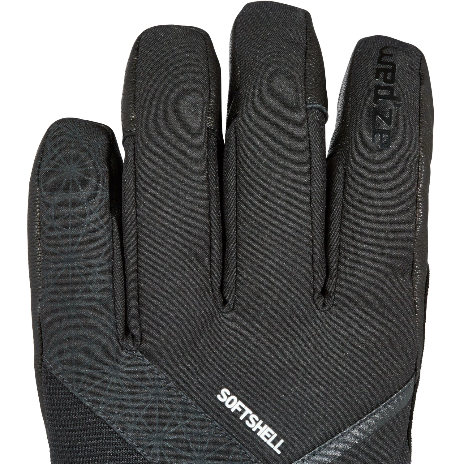 WEDZE ADULT SKI GLOVES 500 BLACK/BLACK/BLACK 4 WEDZE ADULT SKI GLOVES 500 BLACK/BLACK/BLACK - Image 4