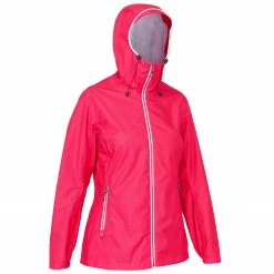 Women Sports Elegant Store 5 TRIBORD Sailing 100 Women's Waterproof Sailing Jacket Snow white