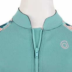 SUBEA Women's Long Sleeve Neoprene Thermal Top 500 turquoise CN Turquoise green/Dark petrol blue/Desert rose -Women Sports Elegant Store k200f9c148ab0f12bc0927e5618abe42b