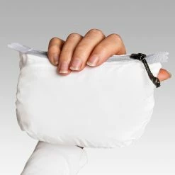 KALENJI Run Wind Women's Running Windproof Jacket Snow white/Foggy blue -Women Sports Elegant Store k210730f951a99fc0d4ba8c83b507c019