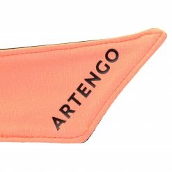 ARTENGO Tennis Bandana Fluo peach/BLACK -Women Sports Elegant Store k229786393a2f16b62b72c9d87c127355