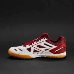 PONGORI Table Tennis Shoes TTS 560 Burgundy/Snow white 18 PONGORI Table Tennis Shoes TTS 560 Burgundy/Snow white -Women Sports Elegant Store k23febbe33203c1bddc0f5a8a44dbca89