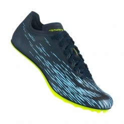 KALENJI AT SPRINT ATHLETICS SPIKES Navy blue/Light sky blue/Fluo lime yellow