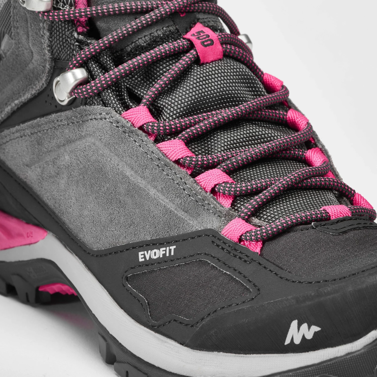 QUECHUA WATERPROOF MOUNTAIN HIKING SHOES Iced coffee/Coral red 7 QUECHUA WATERPROOF MOUNTAIN HIKING SHOES Iced coffee/Coral red - Image 7