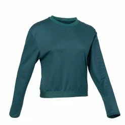 DOMYOS Women's Fitness Cardio Training Sweatshirt 500 PINK/Desert rose