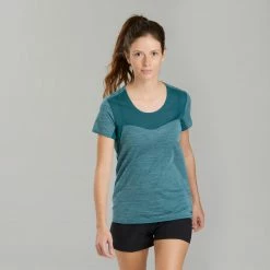 QUECHUA Women’s Fast Hiking T-Shirt FH500 Helium GREEN 9 QUECHUA Women’s Fast Hiking T-Shirt FH500 Helium GREEN -Women Sports Elegant Store k2a5eb7a35592d5a76c7aeafb1951dd08