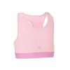 DOMYOS Girls' Gym Sports Bra 100 Light rose/Light rose/PINK