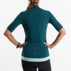 VAN RYSEL Women's Short-Sleeved Cycling Jersey RCR Dark petrol blue -Women Sports Elegant Store k2a82ef32201bd00ed2b507b11a515fa3