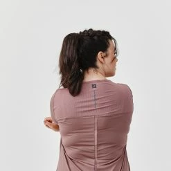 KALENJI Women's Running Breathable T-Shirt Dry+ Breath DARK BLUE -Women Sports Elegant Store k2d45f48fe41f7fa4422eab1d1617265a