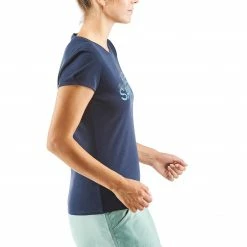 QUECHUA Women's Hiking T-shirt Navy blue/DARK BLUE 11 QUECHUA Women's Hiking T-shirt Navy blue/DARK BLUE -Women Sports Elegant Store k2f26675408f333615827e69b89ae2376