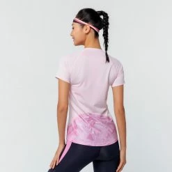 DOMYOS Women's Fitness Cardio Training T-Shirt 500 Begonia pink/Candyfloss 16 DOMYOS Women's Fitness Cardio Training T-Shirt 500 Begonia pink/Candyfloss -Women Sports Elegant Store k2f9e6032fe6f1d3b991ed1c32b0efb0a