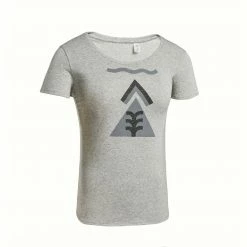 QUECHUA Women's Country Walking T-shirt GREY