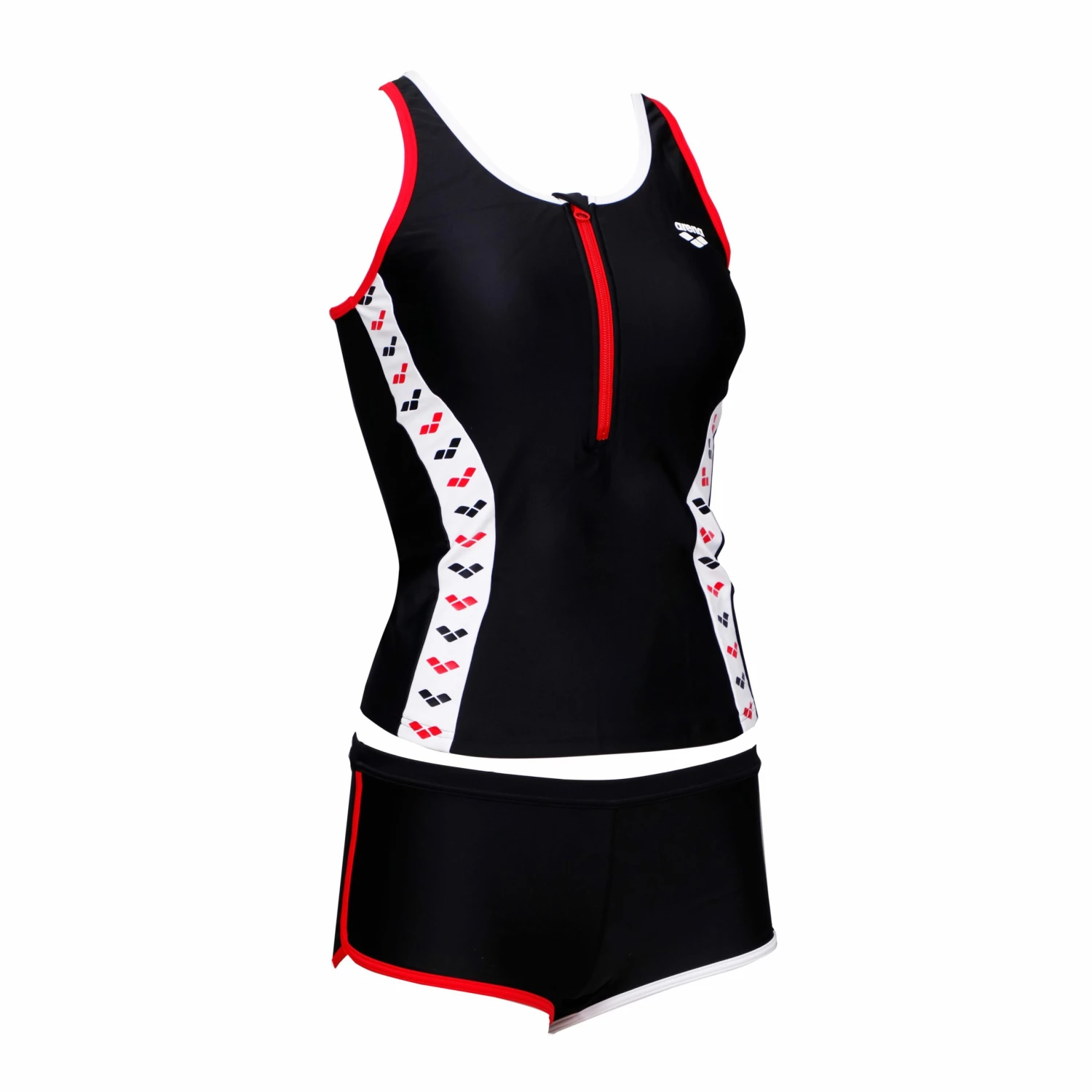 ARENA arena LADIES SWIMWEAR MINIMALISM ZIP TANKINI 2 PIECES BLACK 4 ARENA arena LADIES SWIMWEAR MINIMALISM ZIP TANKINI 2 PIECES BLACK - Image 4