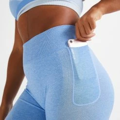 DOMYOS High-Waisted Seamless Shaping Fitness Leggings Neon lavender/Iced coffee -Women Sports Elegant Store k32903490a1865f63c47d5cda69e14065