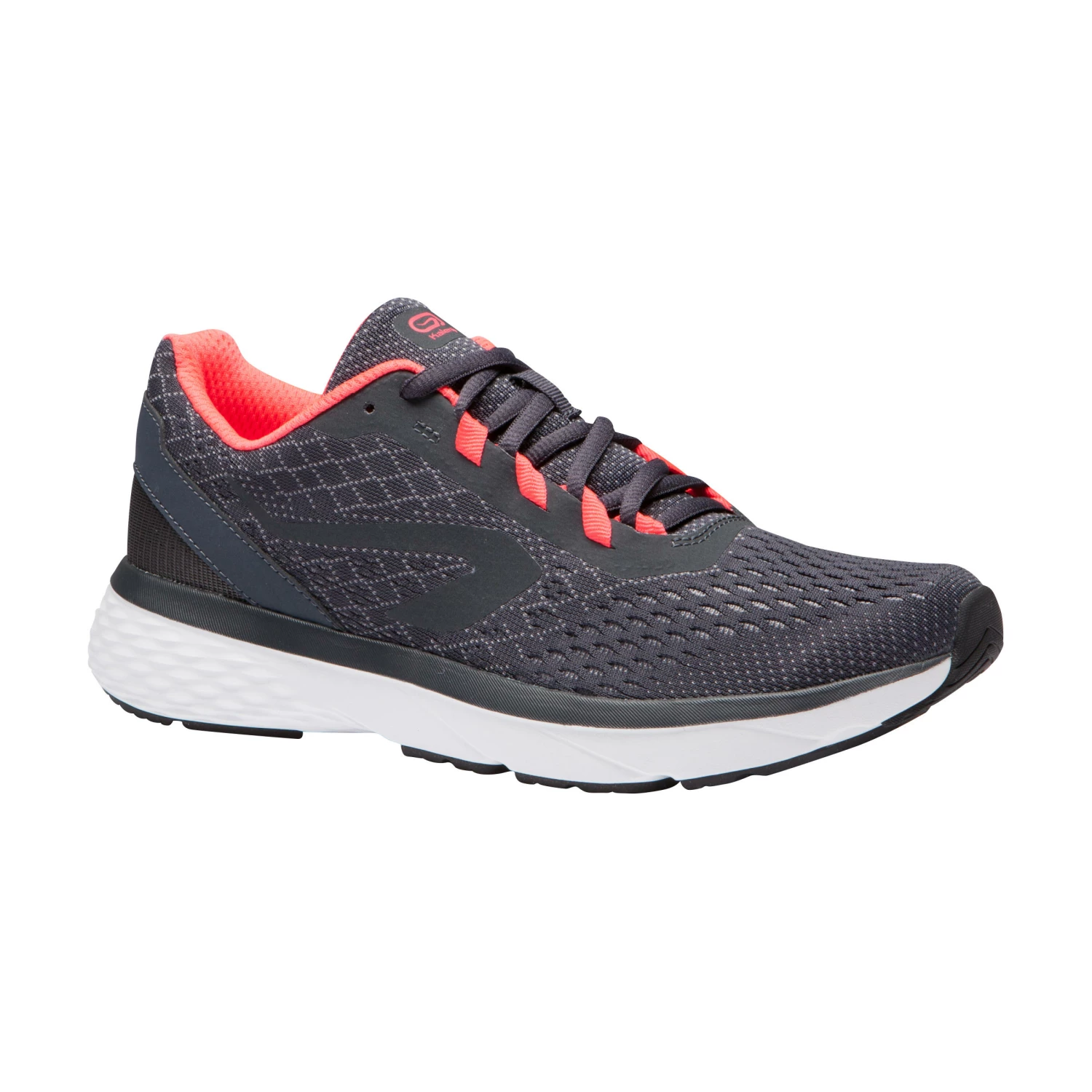 KALENJI RUN SUPPORT WOMEN'S RUNNING SHOES GREY CORAL PINK 1 KALENJI RUN SUPPORT WOMEN'S RUNNING SHOES GREY CORAL PINK