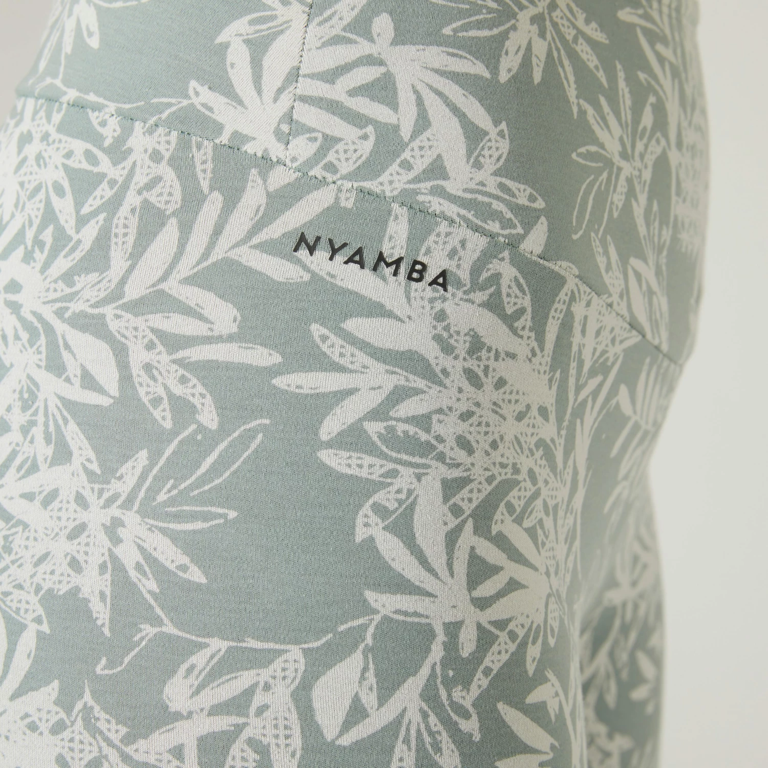 NYAMBA Fitness Shaping Cotton Leggings GREEN 5 NYAMBA Fitness Shaping Cotton Leggings GREEN - Image 5