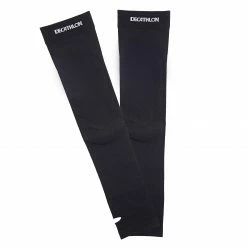 KALENJI UV ARM and HAND COVER RUNNING BLACK Light grey/Snow white -Women Sports Elegant Store k345b38ab54f7ee4a5742e60d02a585c7