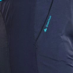 QUECHUA Women's mountain hiking shorts Asphalt blue -Women Sports Elegant Store k3533cad33c63bf5f1f85a8207bb12d00